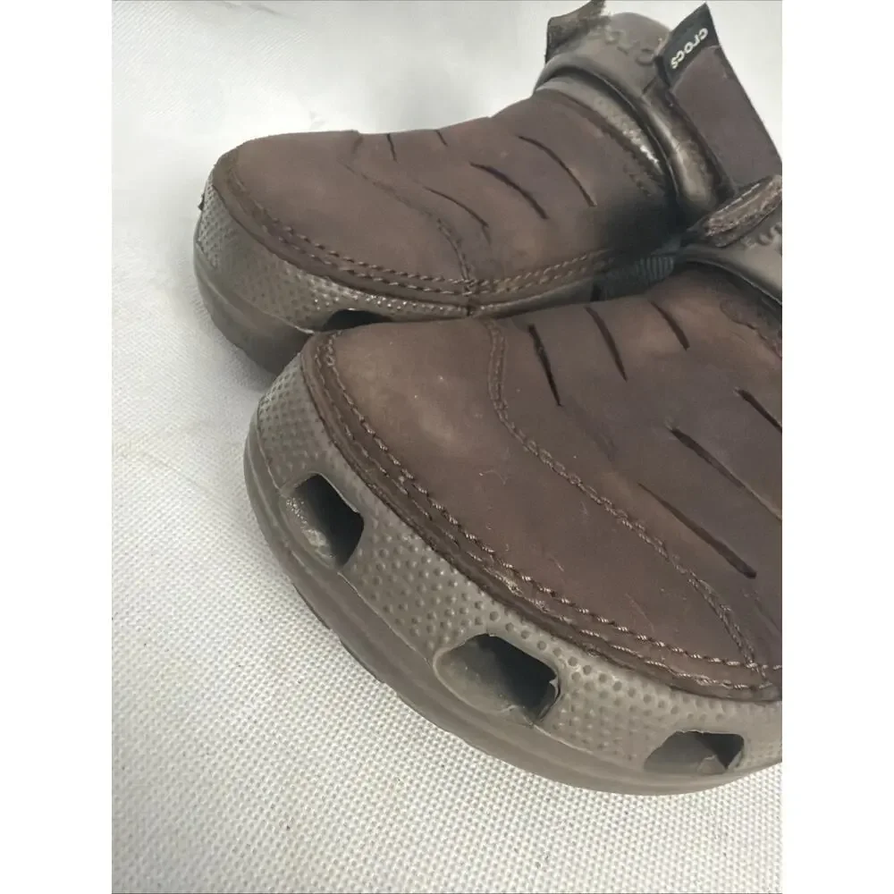 Crocs Yukon Vista II Size 9 Mens 205177 Black Slip On Sports Clogs Womens 11